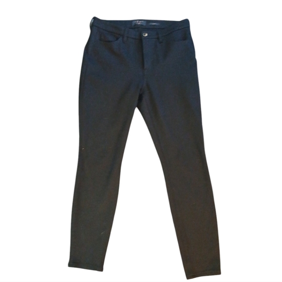 Jen 7 by 7 For All Mankind Soft Ankle Stretch Skinny Jeans Black Size 10 - Picture 2 of 10